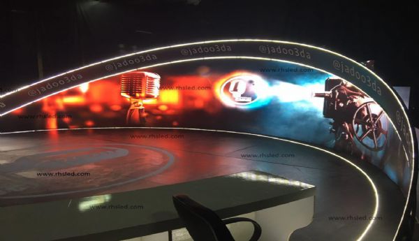 ویدئو وال LED رنگین کمان هنر شرق